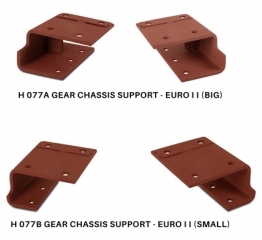 H 077 A/ H0 77 B GEAR CHASSIS SUPPORT - EURO I I ( SET OF FOUR )
